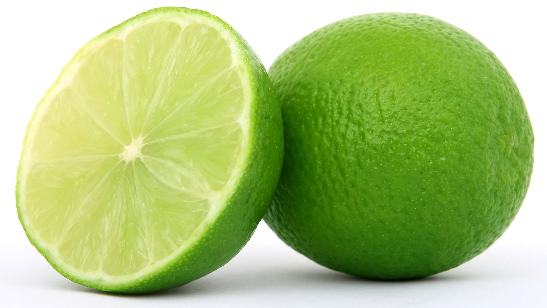 Fresh Cut Lime used to make Lime Essential Oil