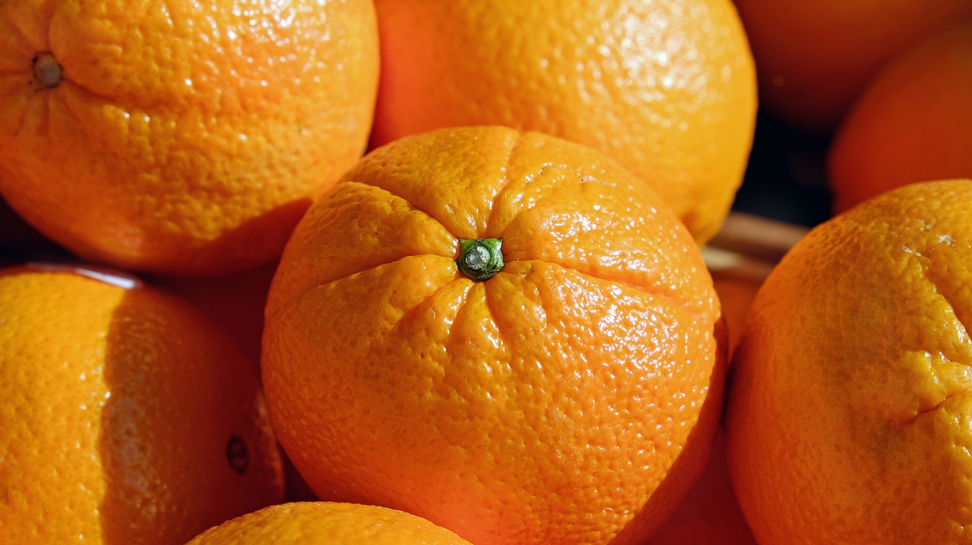 Sweet Fresh Oranges used to make Sweet Orange Essential Oil